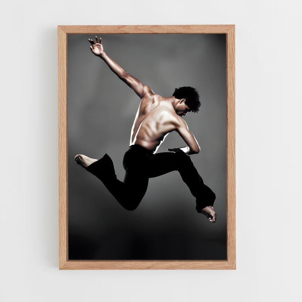 Poster Saut de Carlos – affiche Danse (vue 4)